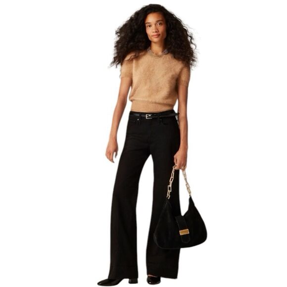 J. Crew Denim - J Crew Low-rise denim trouser in 1996 semi-stretch Womens Size 28 Black